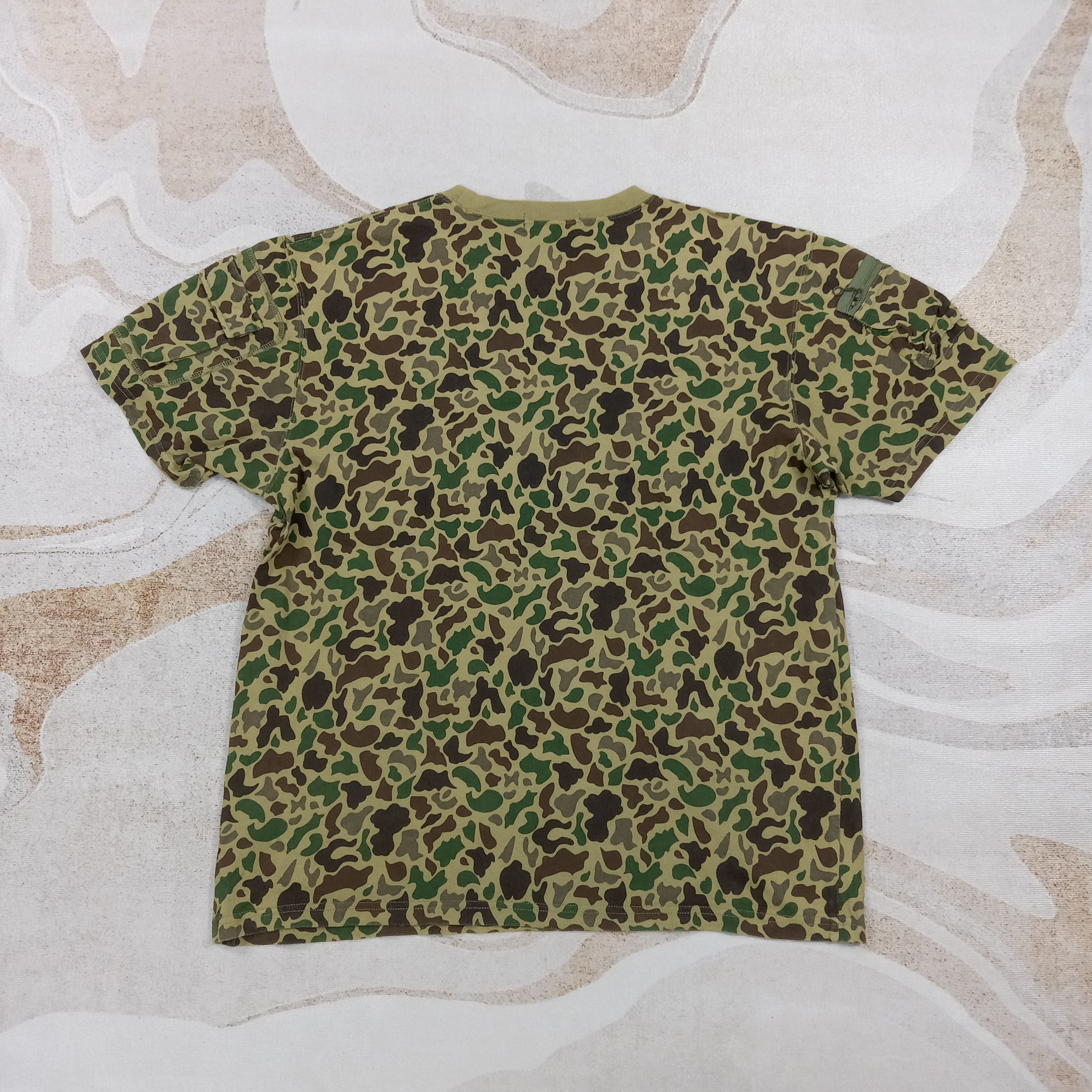 Global Work Global Work Japanese Brand Camo Tshirt C285N25 Size US L / EU 52-54 / 3 - 4 Thumbnail