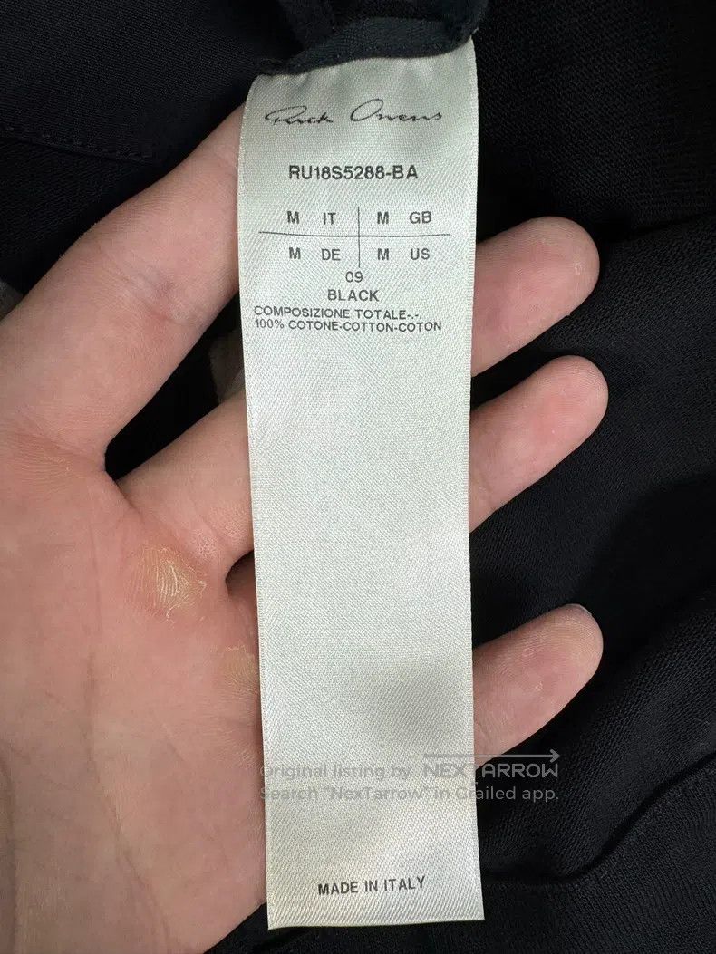 Rick Owens Rick Owens Black Midi Zip Hoodie Size US M / EU 48-50 / 2 - 2 Thumbnail