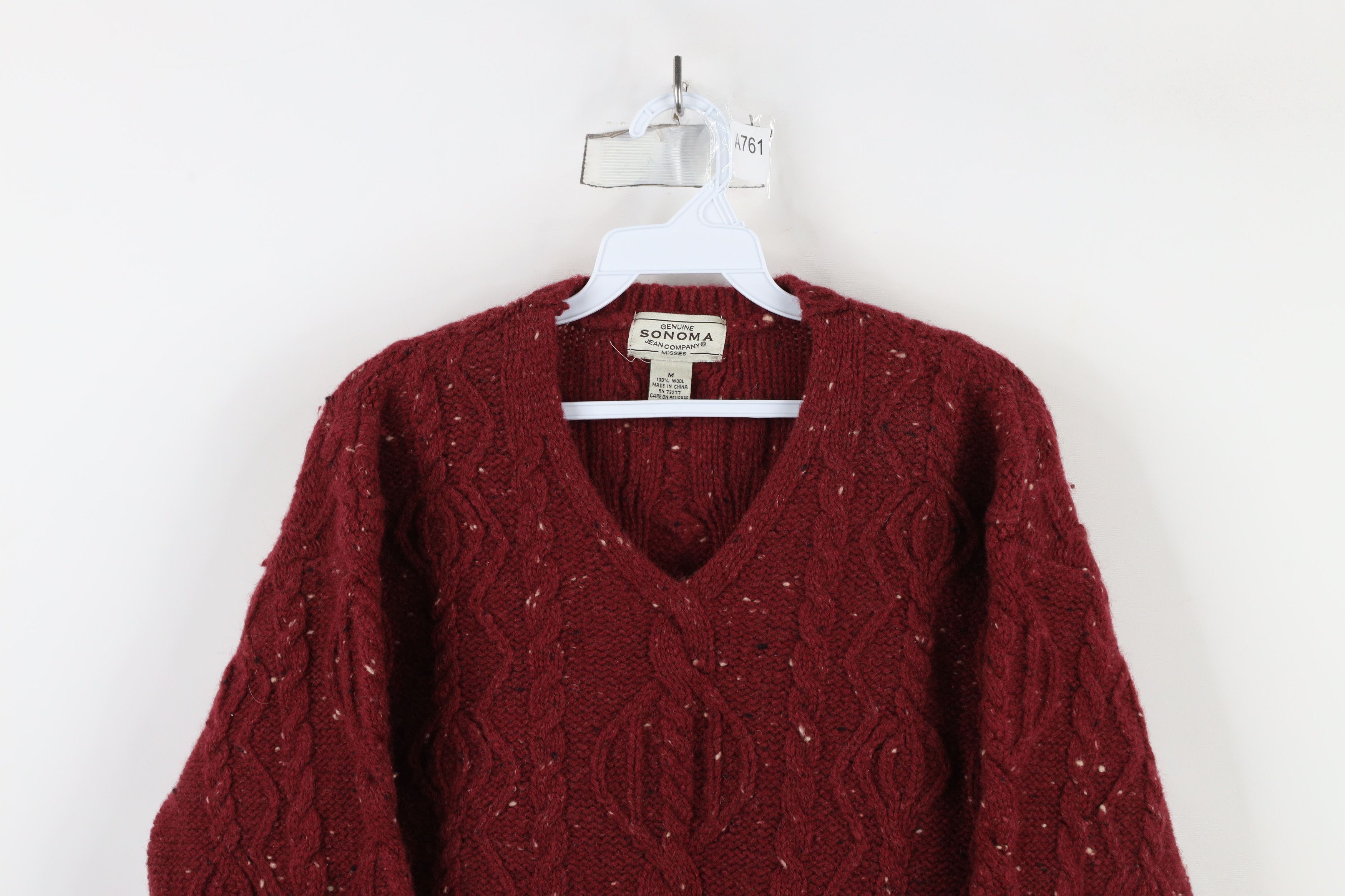 Vintage Vintage 90s Streetwear Chunky Fisherman Cable Knit Sweater Size M / US 6-8 / IT 42-44 - 2 Thumbnail