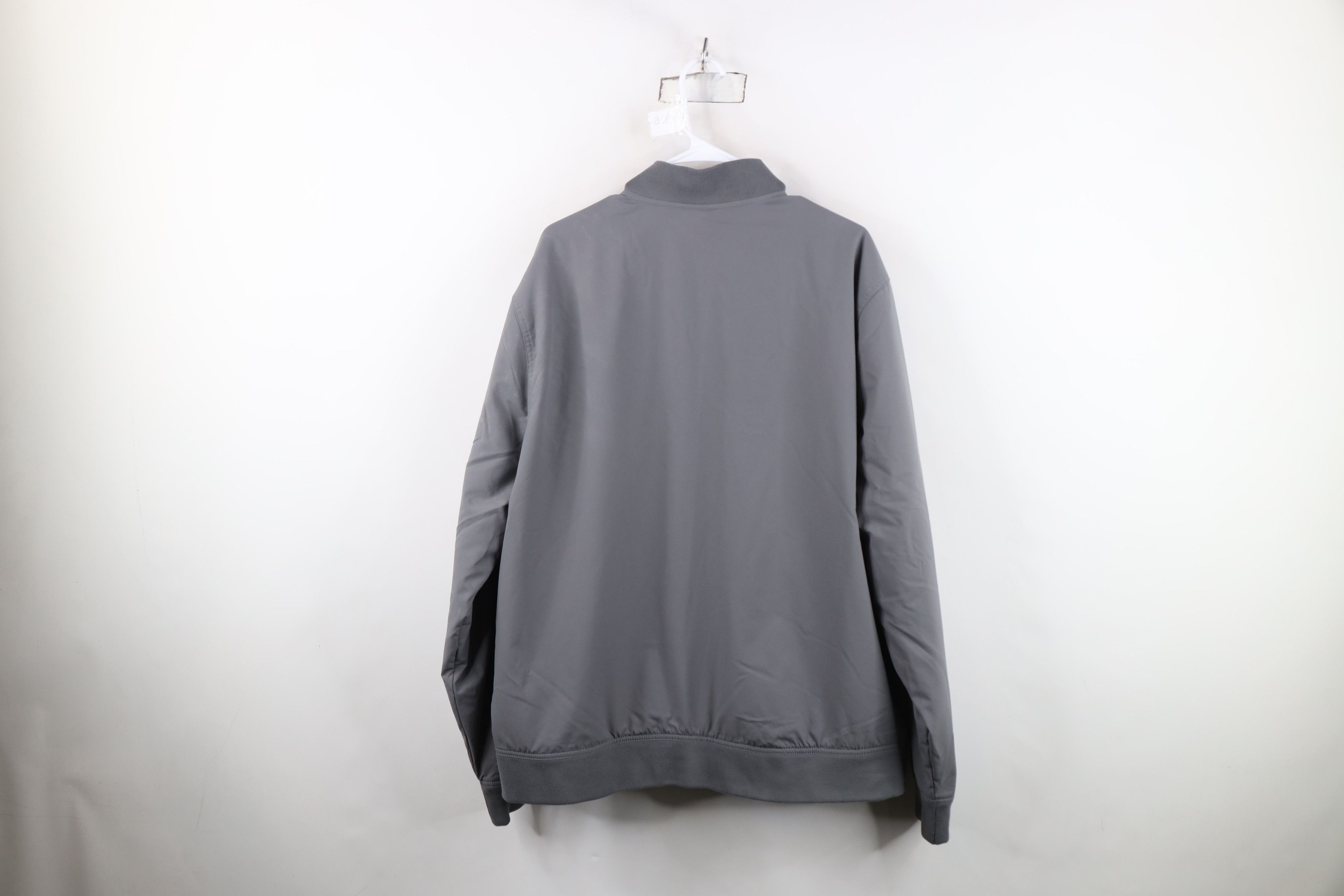 Banana Republic Banana Republic Micro Puffer Full Zip Bomber Jacket Gray Size US XL / EU 56 / 4 - 13 Thumbnail