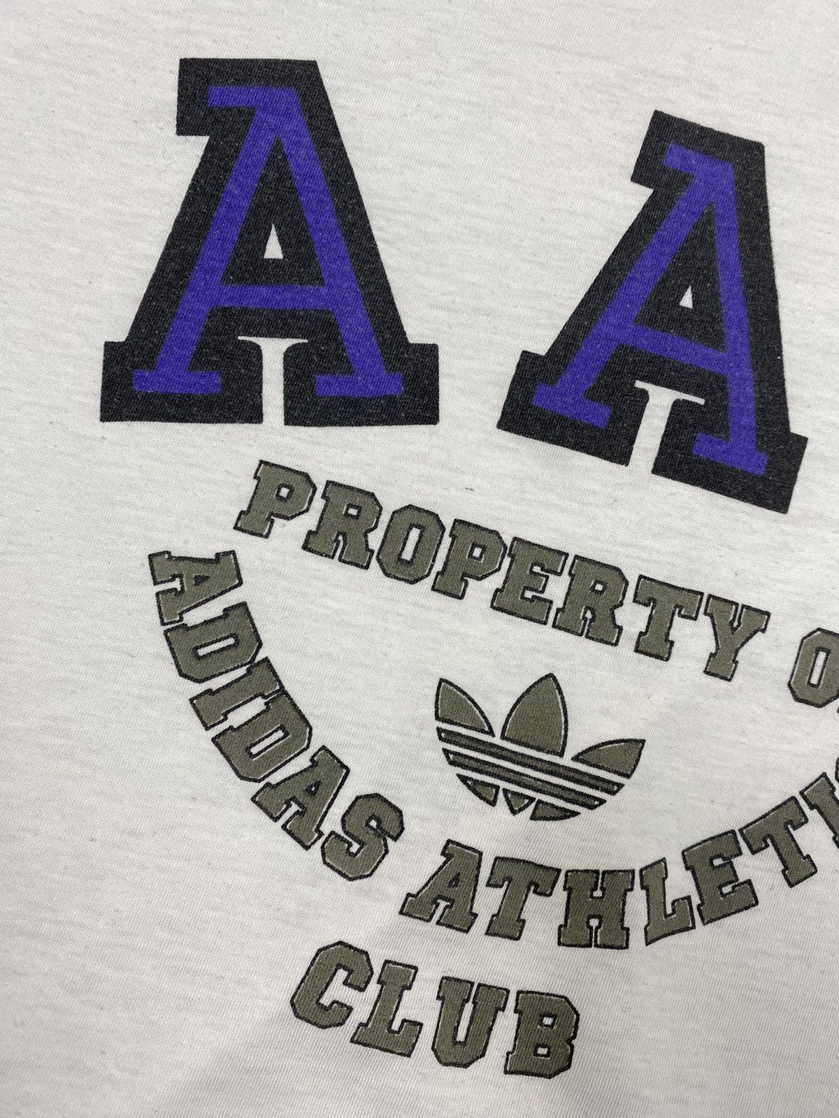Adidas × Vintage Vintage 90s Adidas Athletic Club AAC Big Logo Tee Size US XL / EU 56 / 4 - 6 Thumbnail