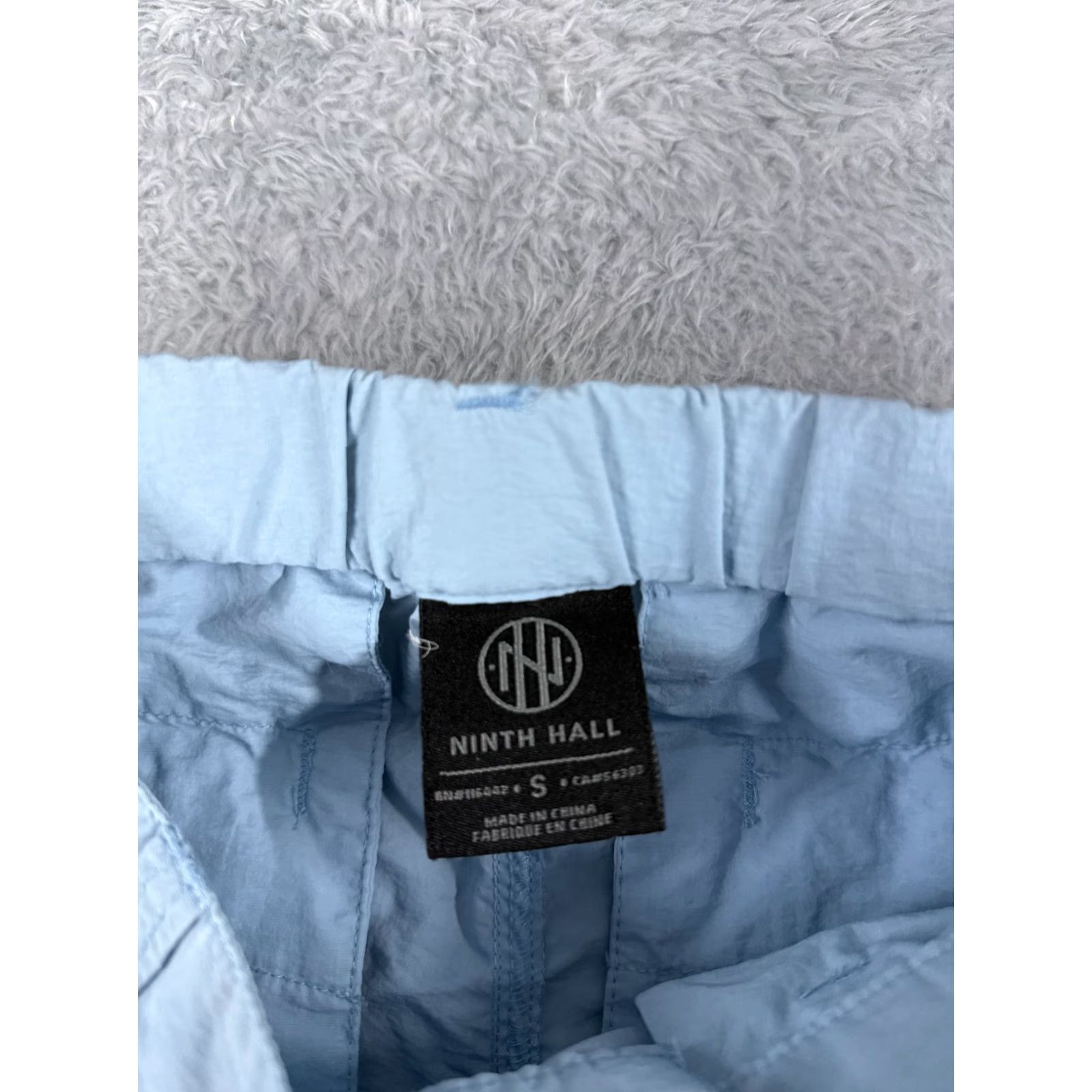 Vintage Ninth Hall Cargo Pants Women Small Blue Tapered Leg Nylon Casual 30x26 Size 28" / US 6 / IT 42 - 6 Thumbnail