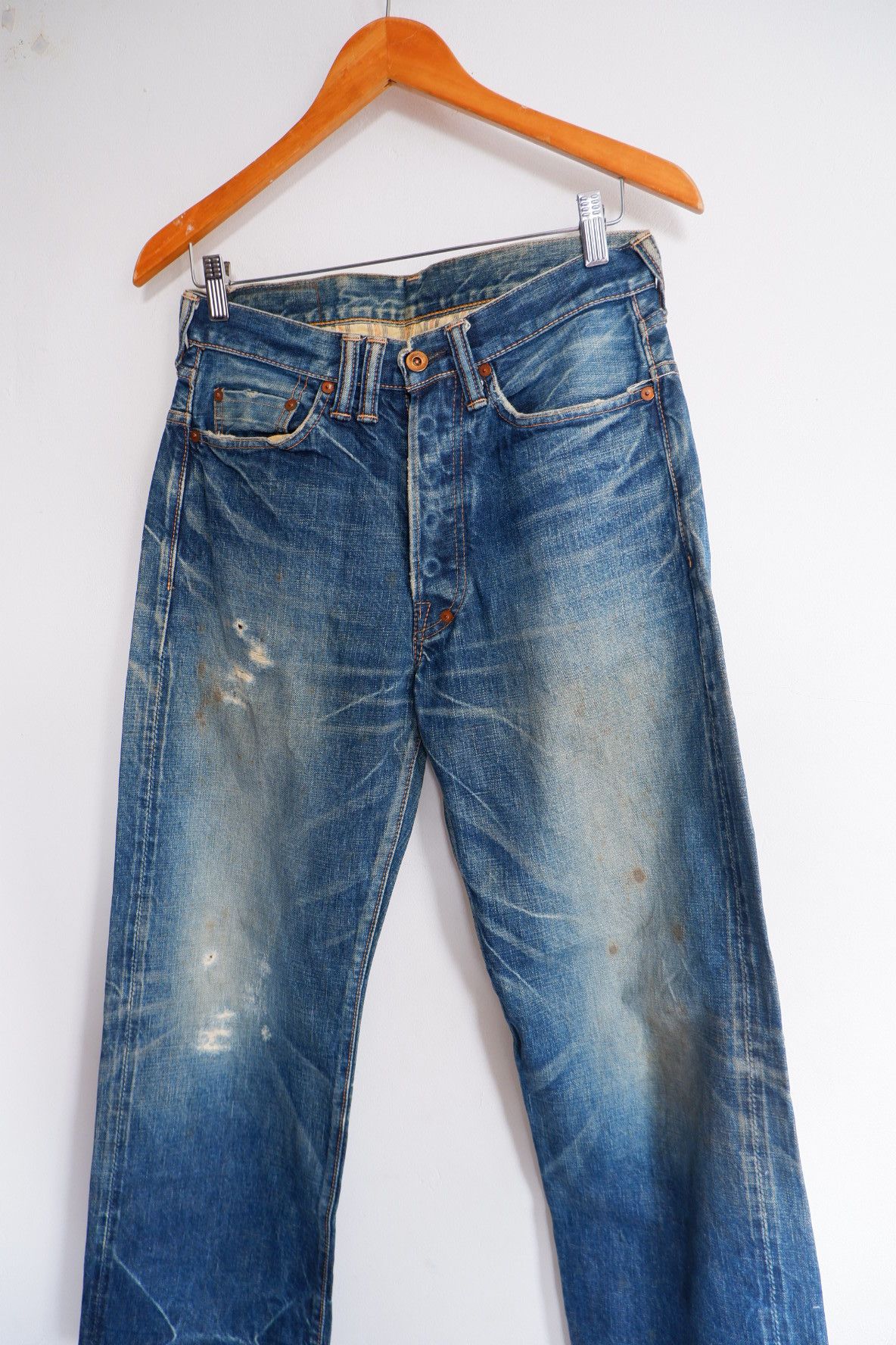 ANACHRONORM Anachronorm Vintage Trashed Distressed Selvedge Denim Size US 30 / EU 46 - 3 Thumbnail