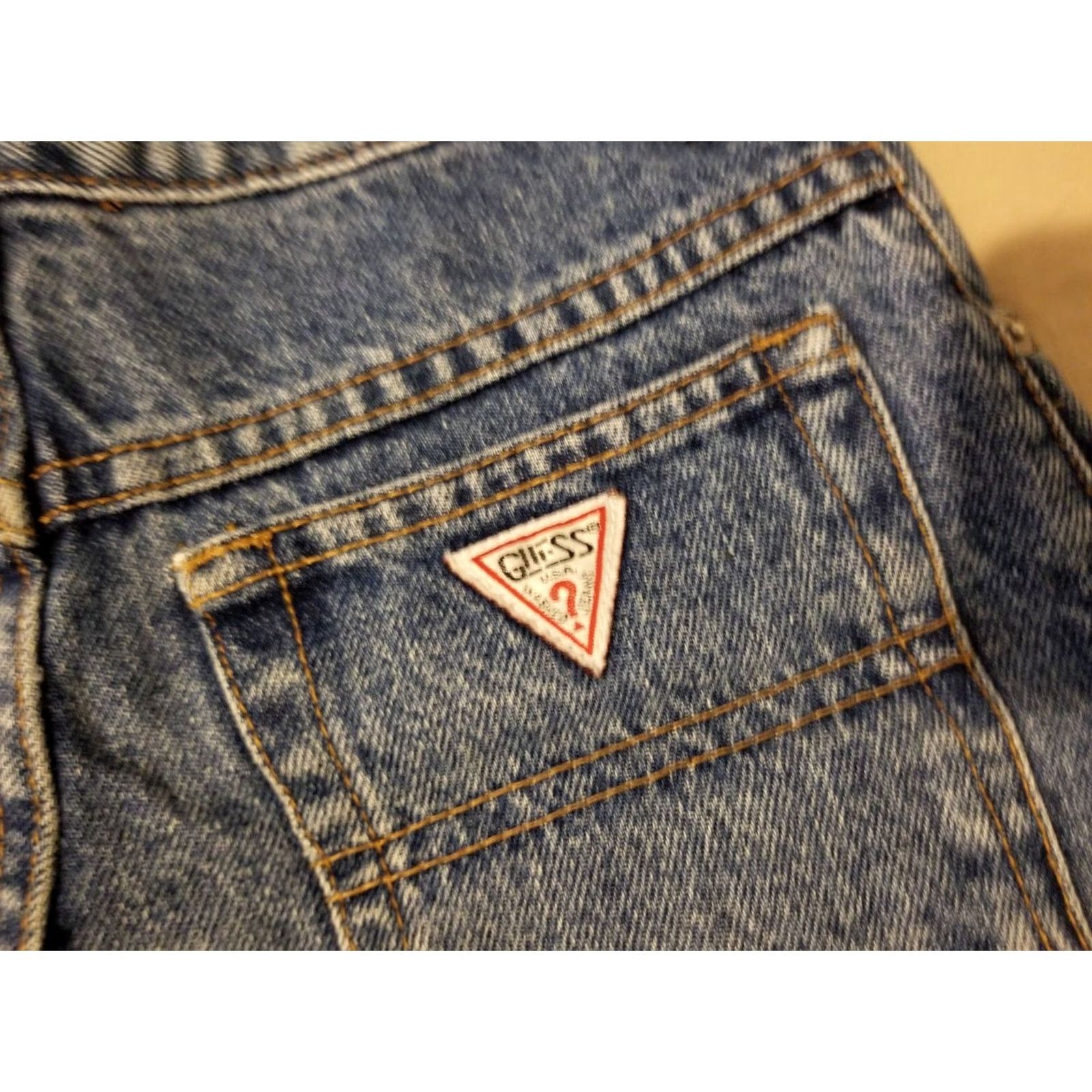 Guess VINTAGE GUESS Jeans Womens 10 Denim Tapered Blue Pants Size 32" / US 10 / IT 46 - 3 Thumbnail