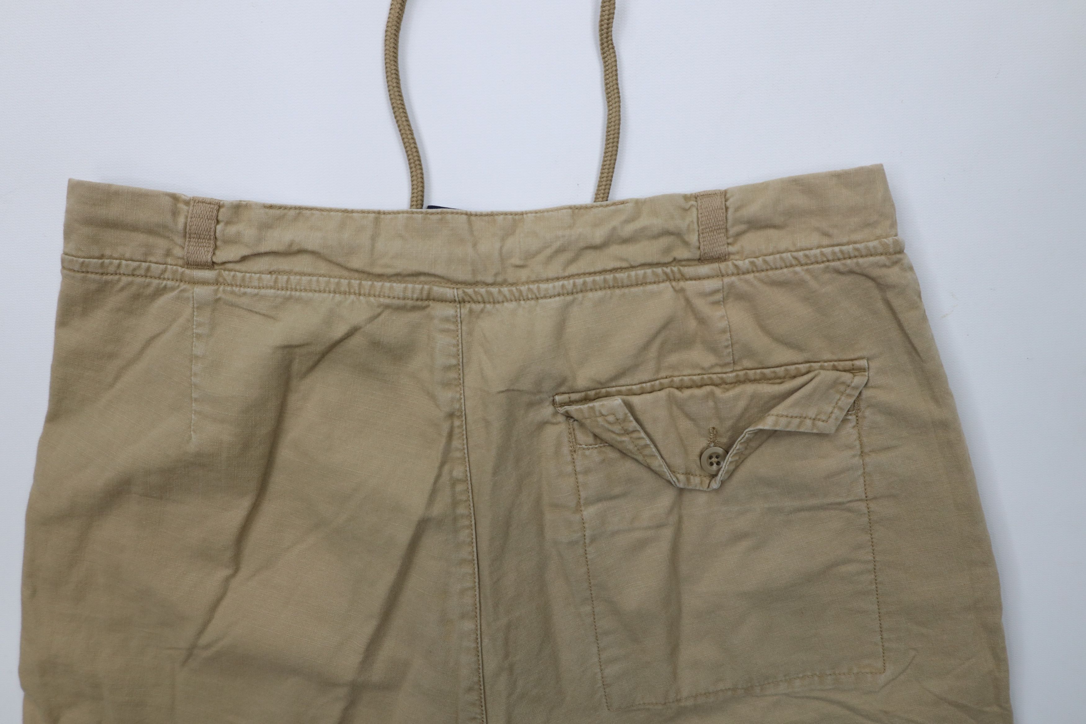 Gap × Vintage Vintage 90s Y2K Gap Chamois Cloth Lined Wide Leg Pants Beige Size US 34 / EU 50 - 12 Thumbnail