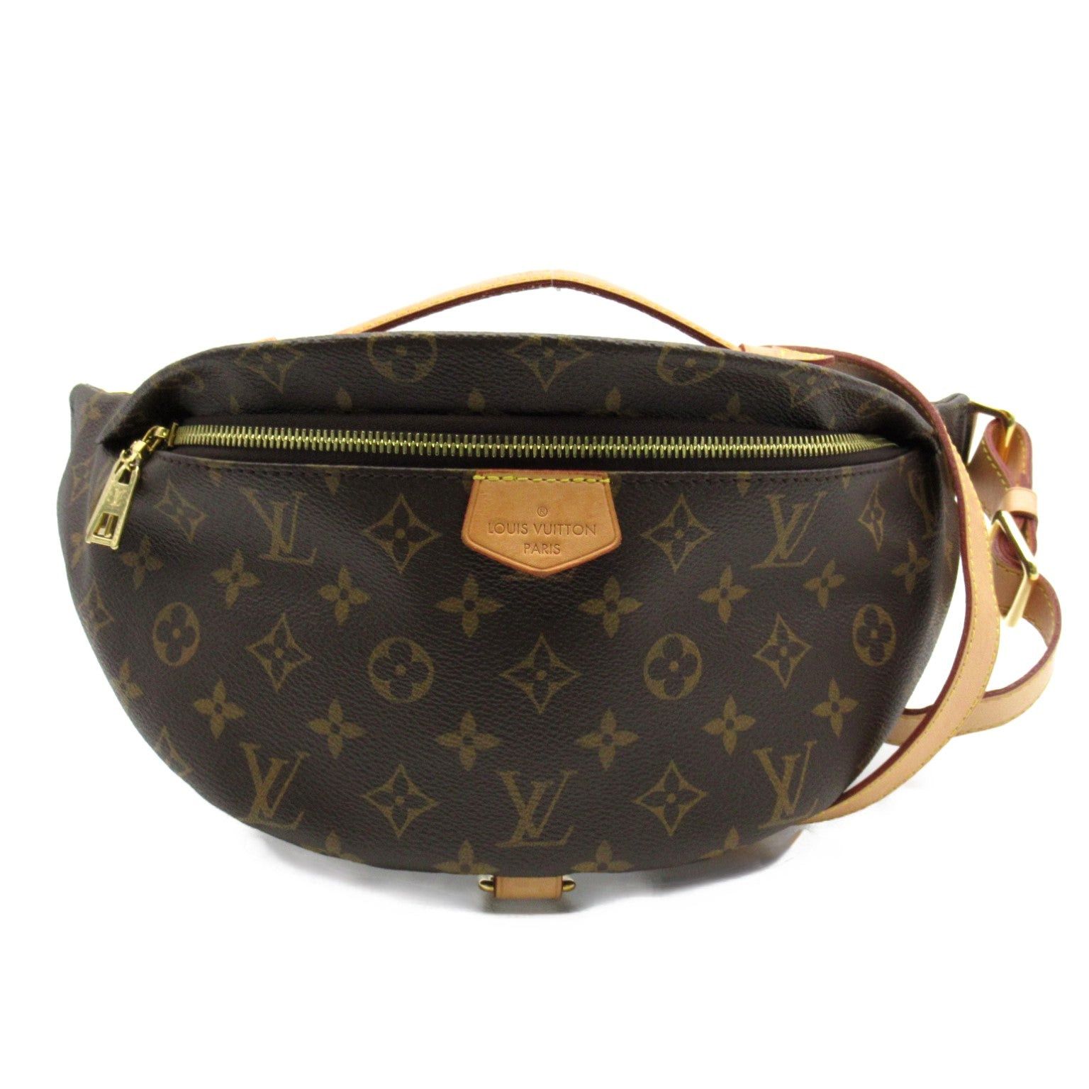 Louis Vuitton Louis Vuitton Bum Bag Shoulder Coated Canvas Monogram Black Size ONE SIZE - 1 Thumbnail