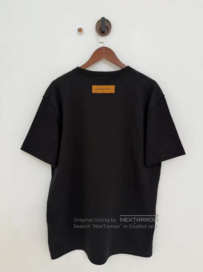 Louis Vuitton Louis Vuitton Black embroidered small plane logo short sle Size US XL / EU 56 / 4 - 3 Thumbnail
