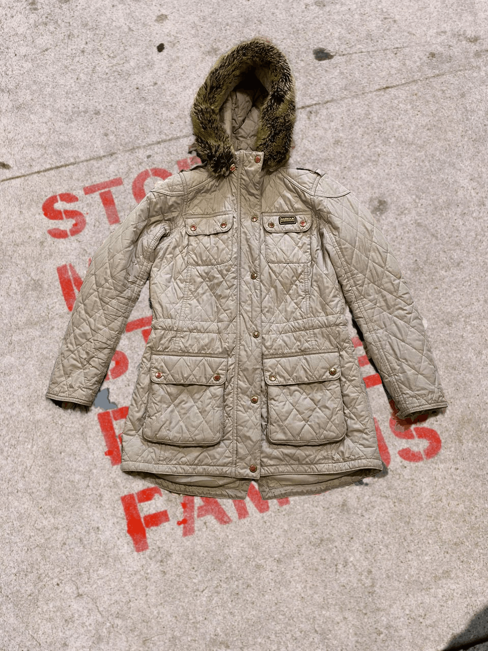 Barbour Barbour International Enduro Quilted Hooded Jacket, Size M / US 6-8 / IT 42-44 - 1 Thumbnail