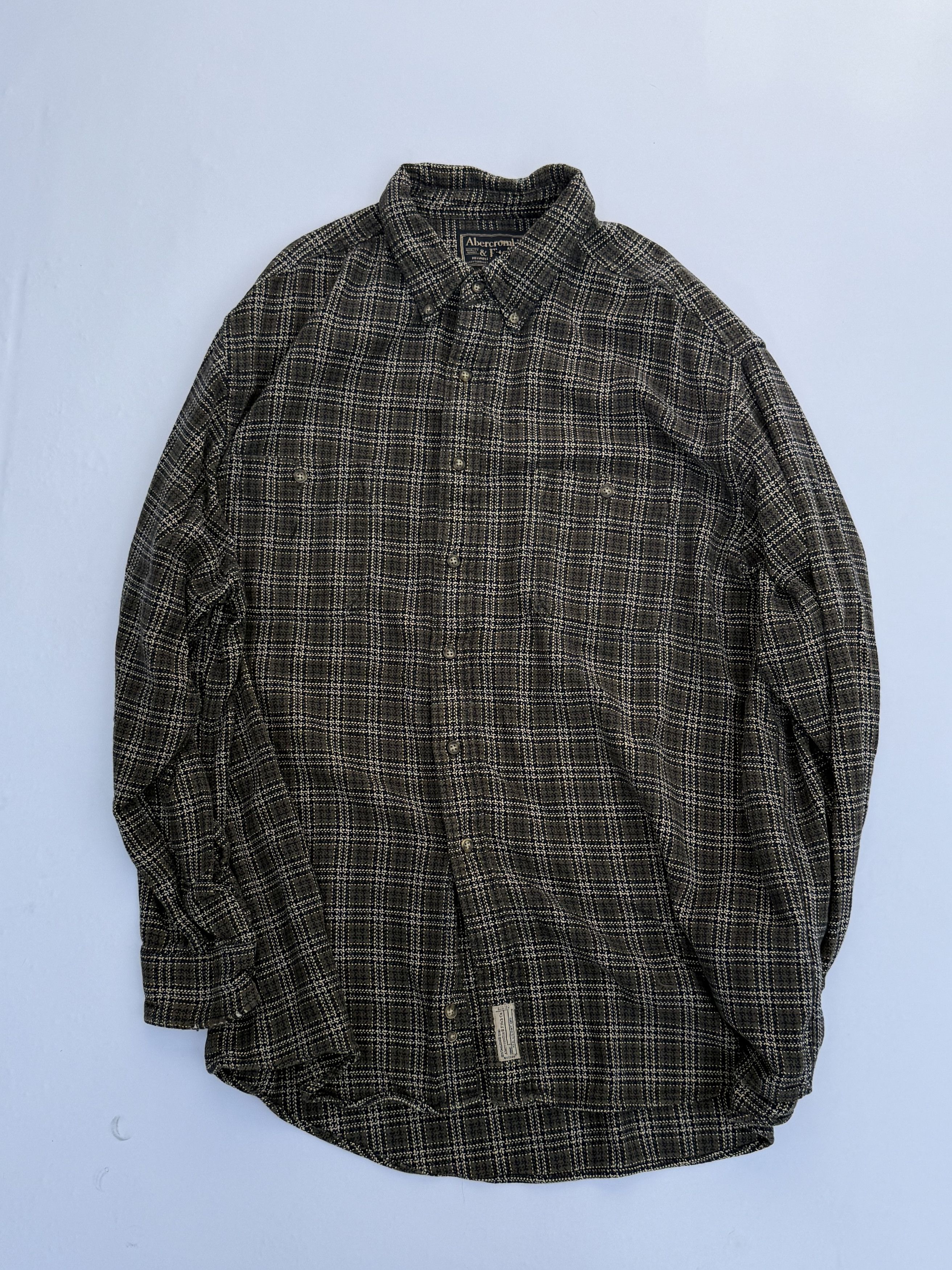 Abercrombie & Fitch Abercrombie & Fitch Vintage Oversized Flannel Utility Shirt Size US XL / EU 56 / 4 - 1 Thumbnail