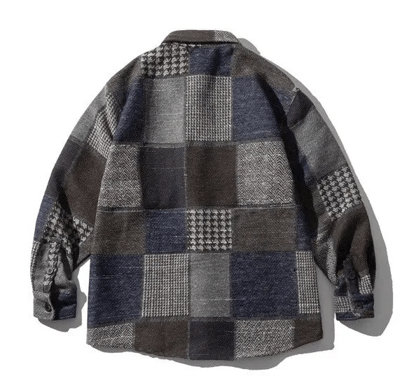 Japanese Brand × Vintage Retro fashion patchwork pattern button up shirt Size US M / EU 48-50 / 2 - 5 Thumbnail