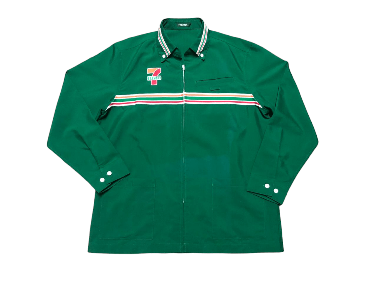 Japanese Brand × Vintage Vintage 7 Eleven Embroidery Logo Workers Jacket Size US M / EU 48-50 / 2 - 2 Thumbnail