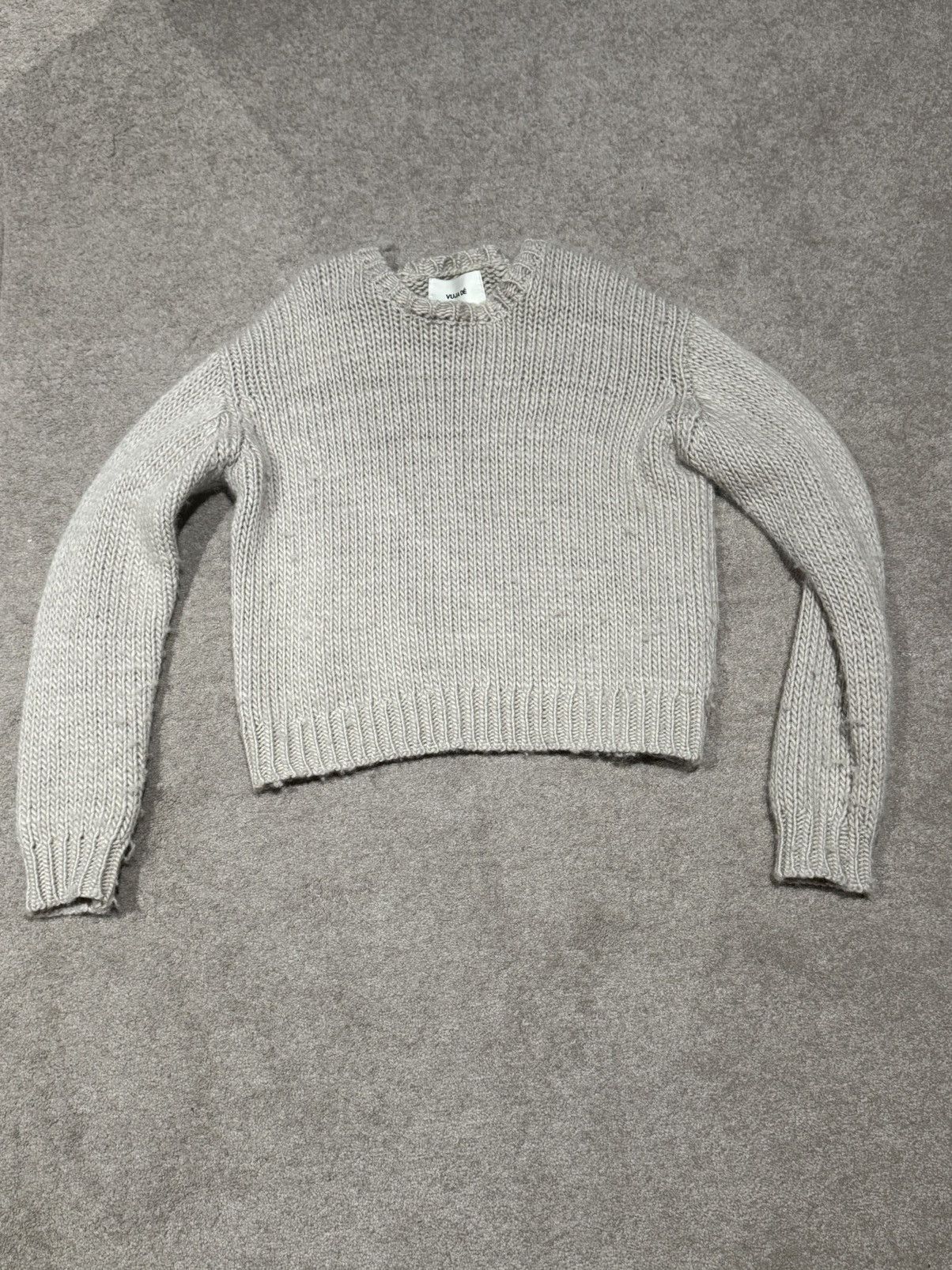 Vuja De Vuja De Low Gauge Knit in Ivory Size US S / EU 44-46 / 1 - 1 Thumbnail