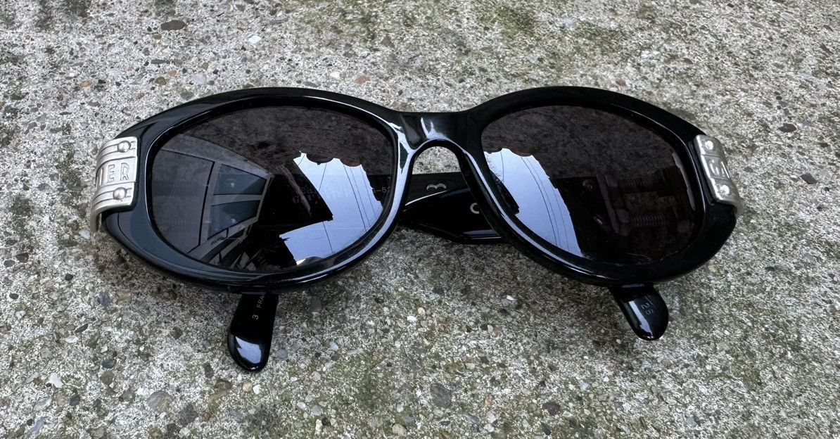 Jean Paul Gaultier Vintage Jean Paul Gaultier (56-5204) bolt design sunglasses Size ONE SIZE - 3 Thumbnail