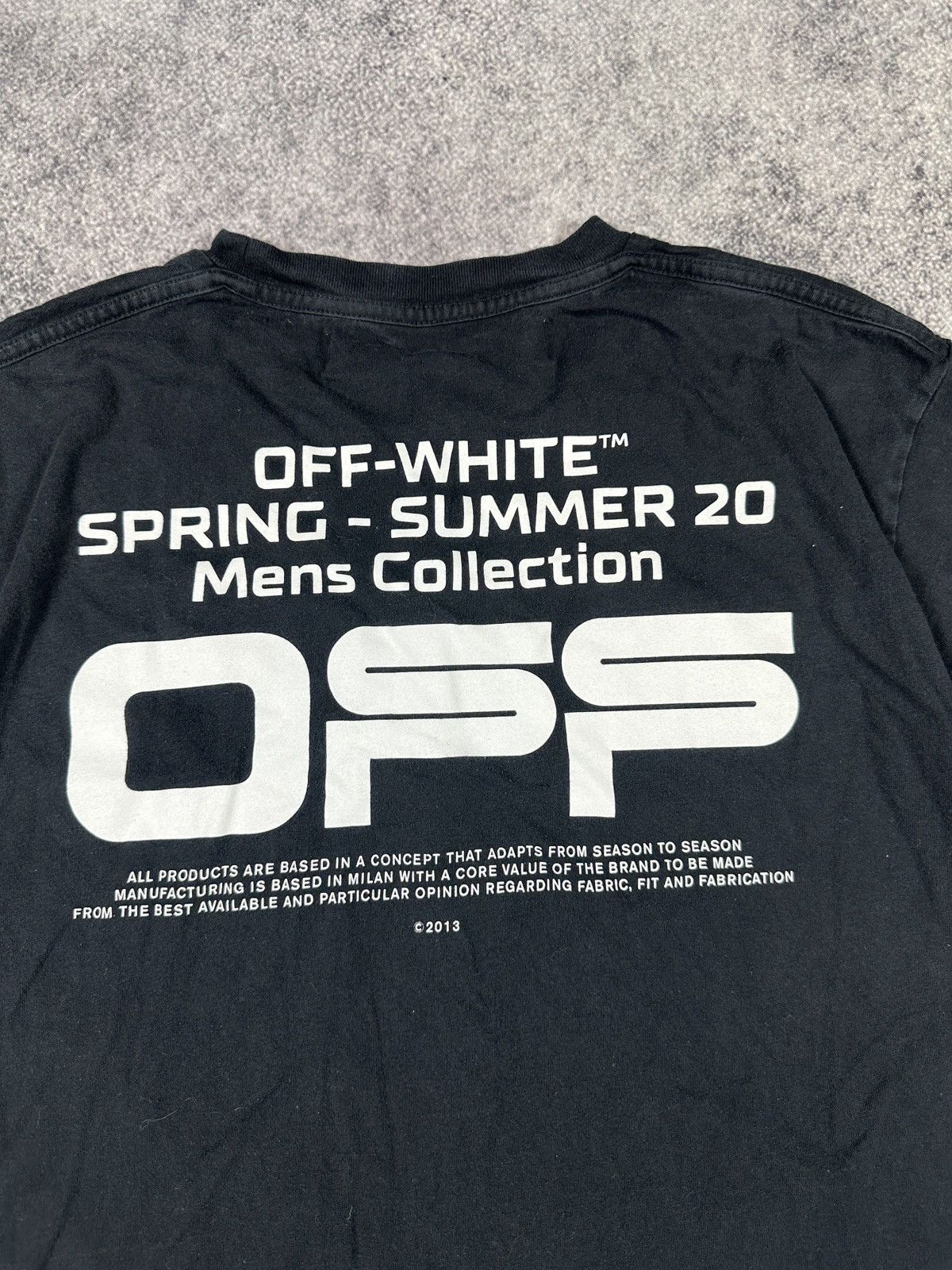 Off-White Off-White Back Logo T-shirt Streetwear Style Rare USA L Size US S / EU 44-46 / 1 - 2 Thumbnail