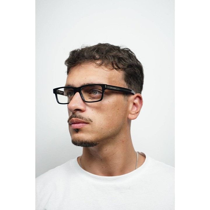 Saint Laurent Paris Saint Laurent SL622 007 Eyeglasses Black 58mm Rectangle Size ONE SIZE - 2 Thumbnail