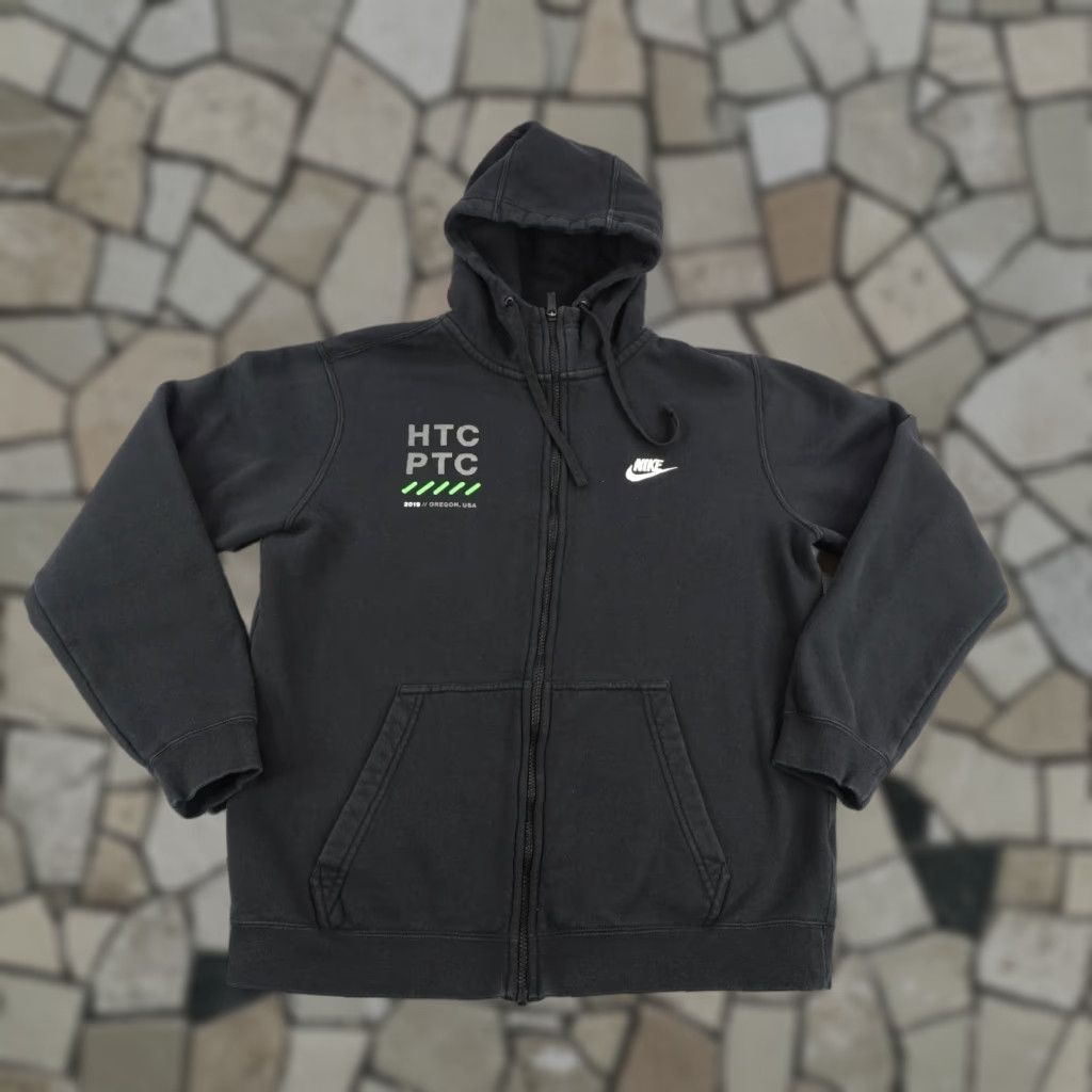 Nike Nike Hoodie Mens Medium Black Portland Hood To Coast Sweatshirt HTC PTC Zip Up Size US M / EU 48-50 / 2 - 1 Thumbnail