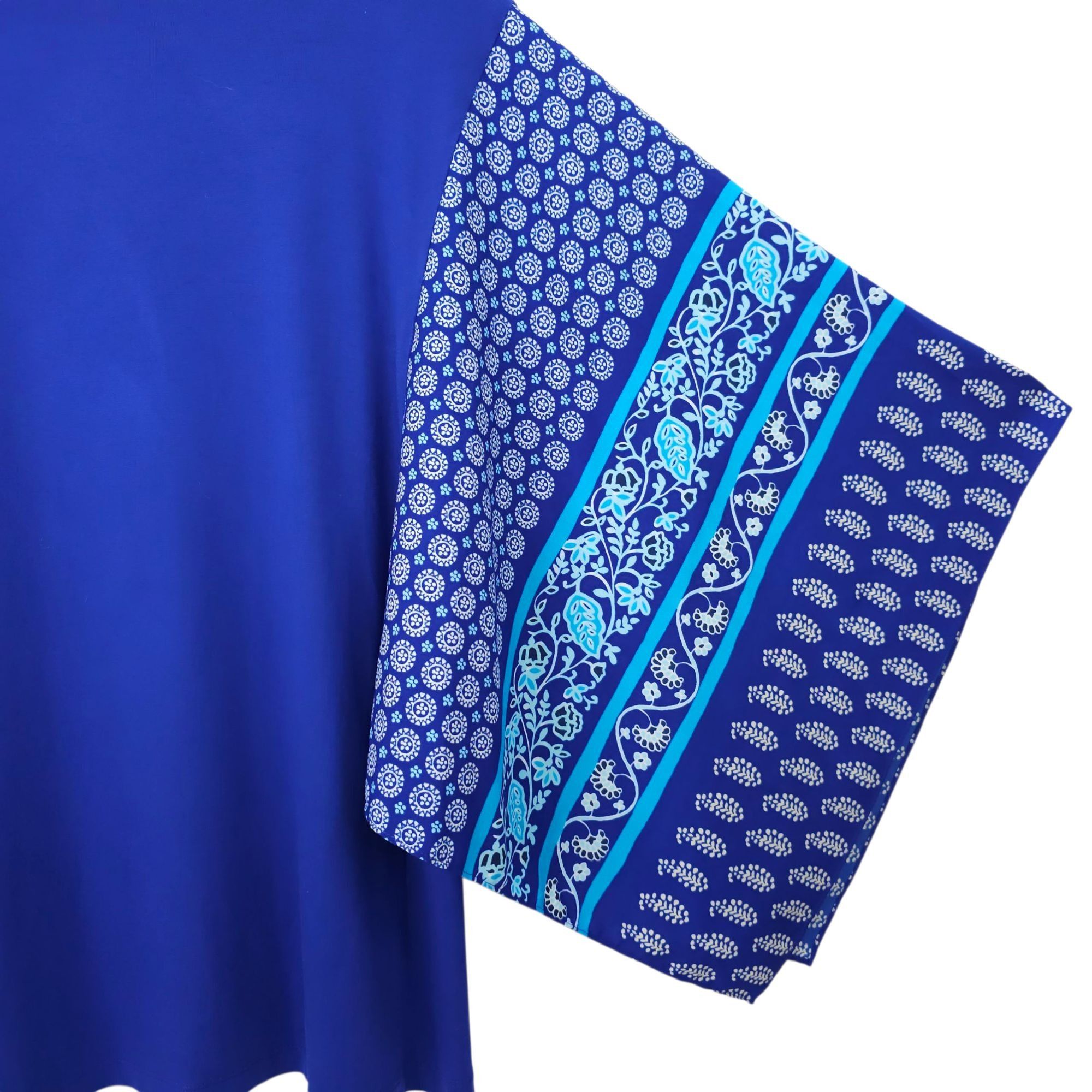 Chicos Chicos Pullover Top Womens 2 US L Paisley Handkerchief Batwi Size L / US 10 / IT 46 - 16 Thumbnail