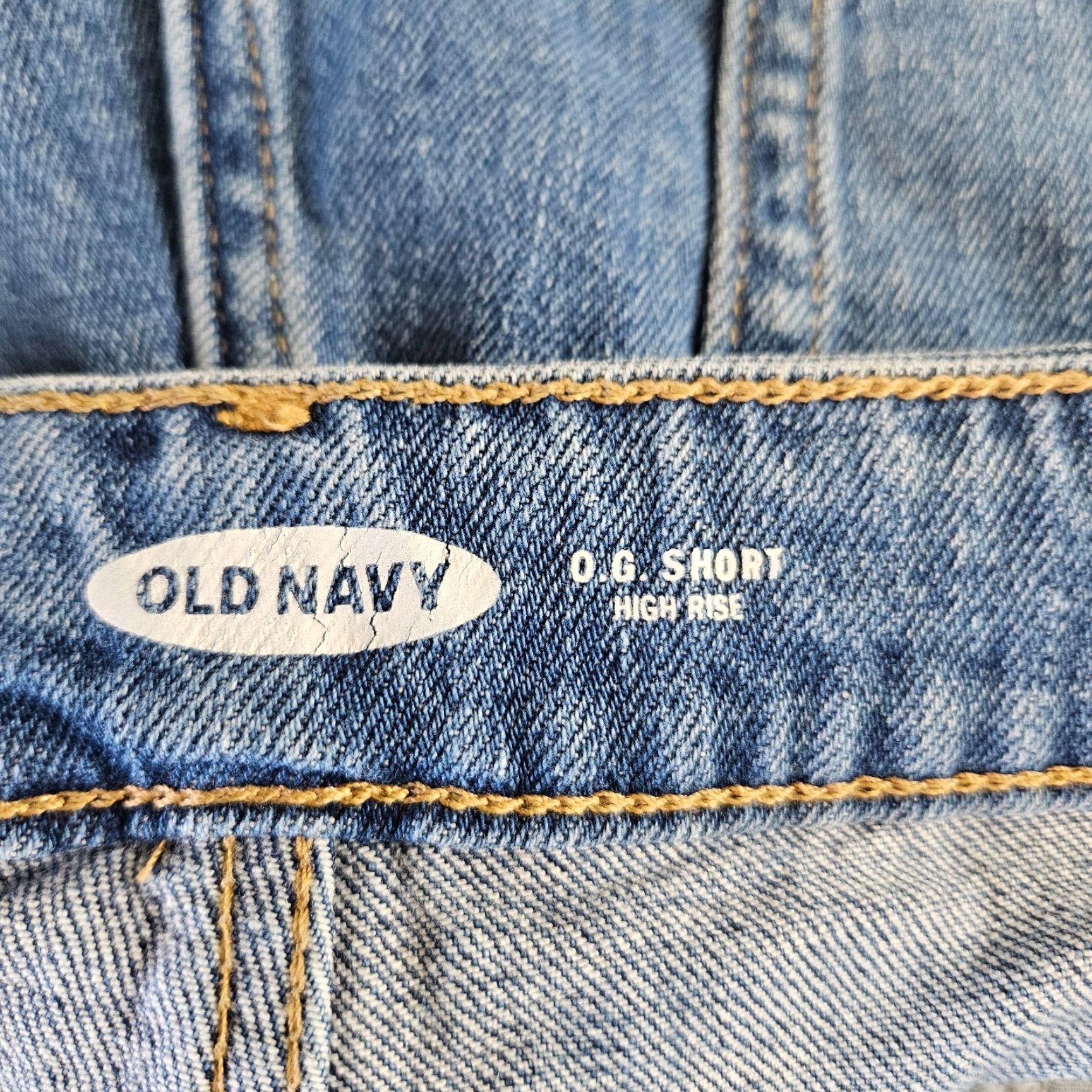 Old Navy Old Navy Womens Denim Shorts Sz 14 Blue High Rise OG Denim Shorts Women 14 Blue High Rise Size 36" / US 14 / IT 50 - 4 Thumbnail
