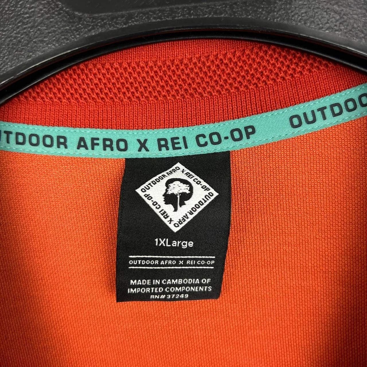 Other Outdoor Afro X REI Co-Op Polo Shirt 1X L Collared Cropped Size XS / US 0-2 / IT 36-38 - 4 Thumbnail
