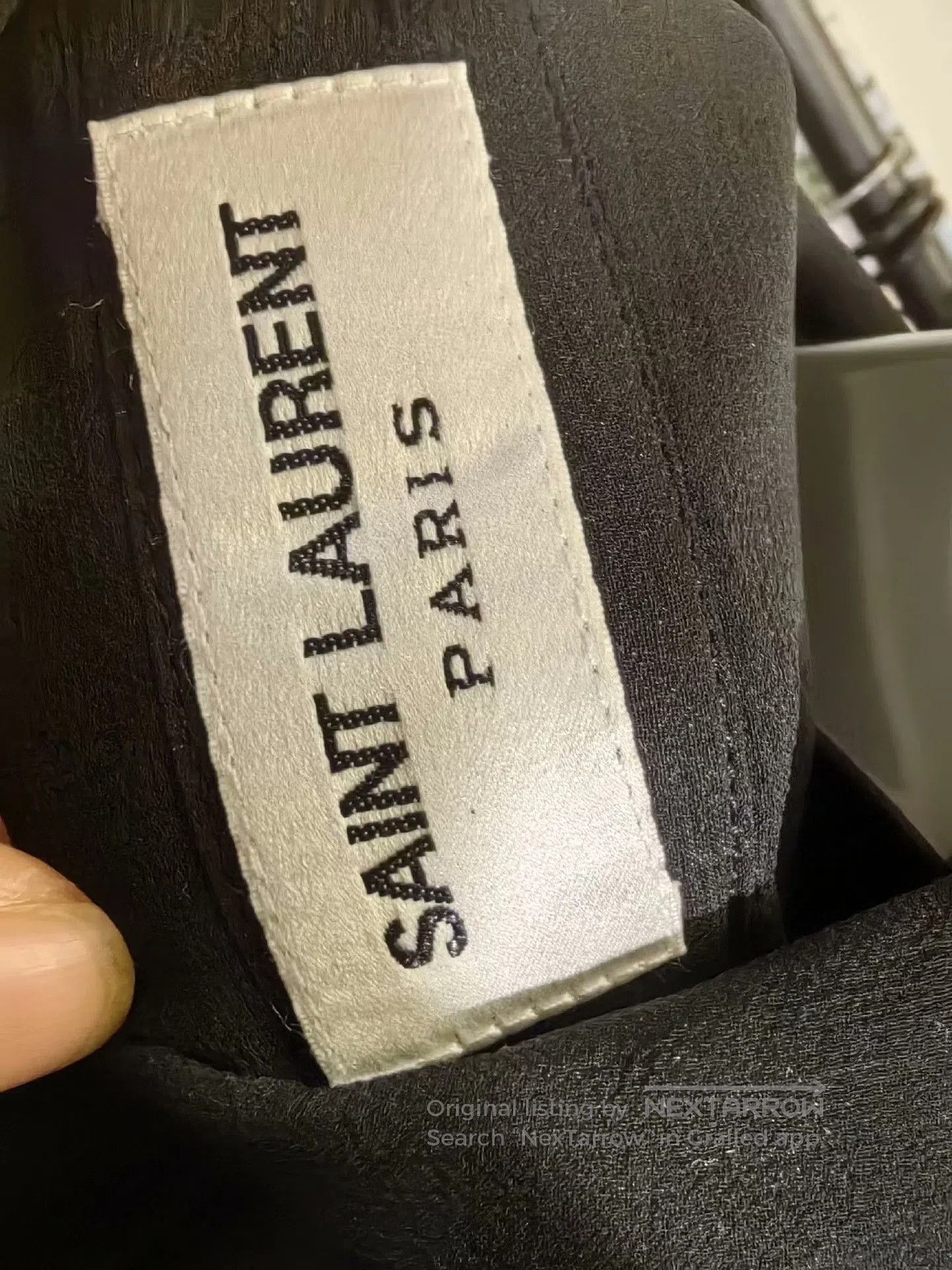 Saint Laurent Paris Saint Laurent Sheer Tie Neck Blouse. Size XS / US 0-2 / IT 36-38 - 7 Thumbnail