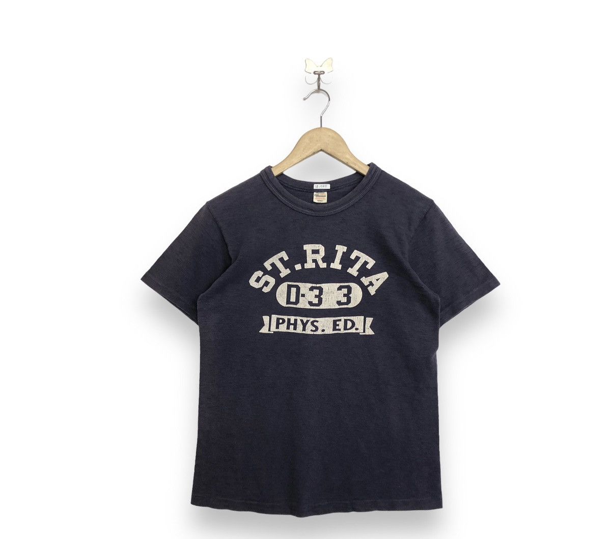 image of Warehouse. Co St. Rita Tshirt in Dark Blue, Men's (Size Small)