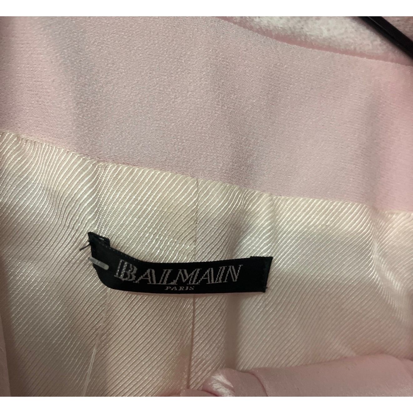 Balmain Balmain Pink Viscose Blazer & Trousers Suit Sz.36 Size XS / US 0-2 / IT 36-38 - 9 Thumbnail