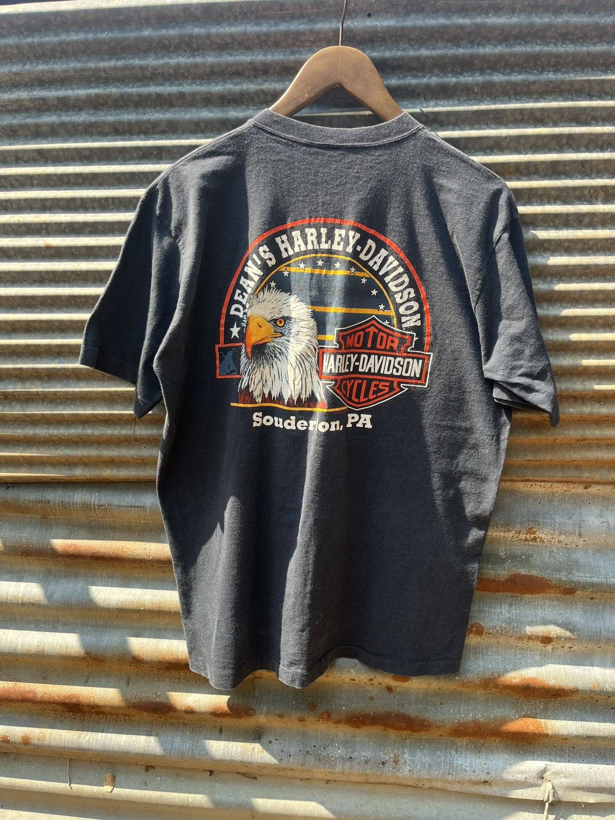 Vintage faded harley 90s’ bottons Size US XL / EU 56 / 4 - 1 Thumbnail