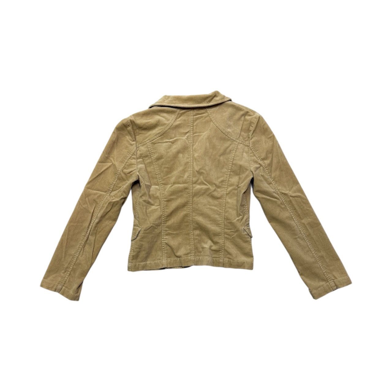 United Colors Of Benetton United colors of Benetton beige corduroy blazer Jacket Size XS / US 0-2 / IT 36-38 - 2 Thumbnail