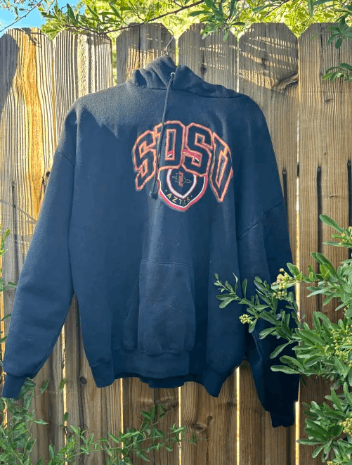 Jerzees Men's Black and Red University Hoodie Size US L / EU 52-54 / 3 - 1 Thumbnail