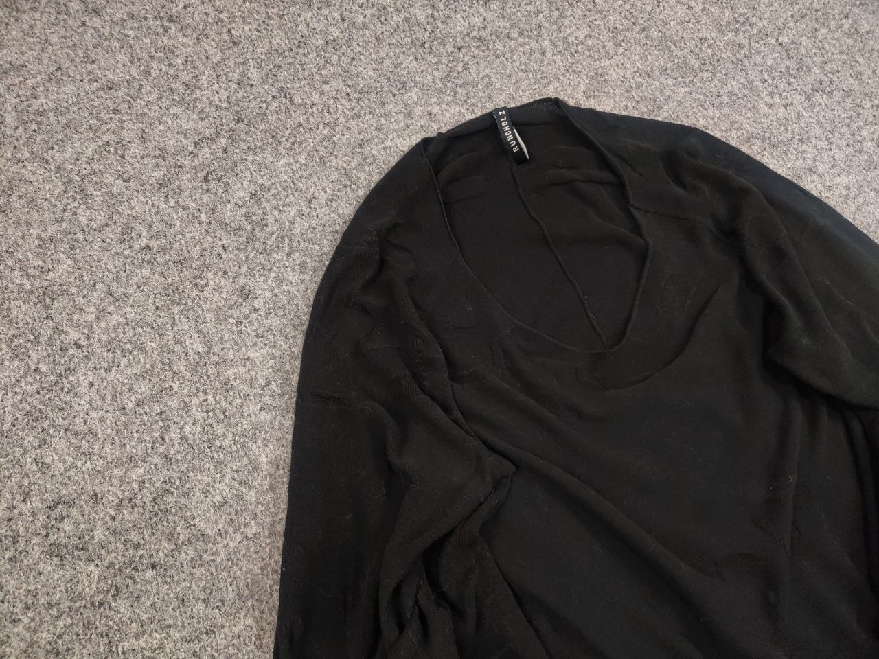 Rundholz Rundholz black label design asymmetric Cotton Light Tunic Size L / US 10 / IT 46 - 7 Thumbnail