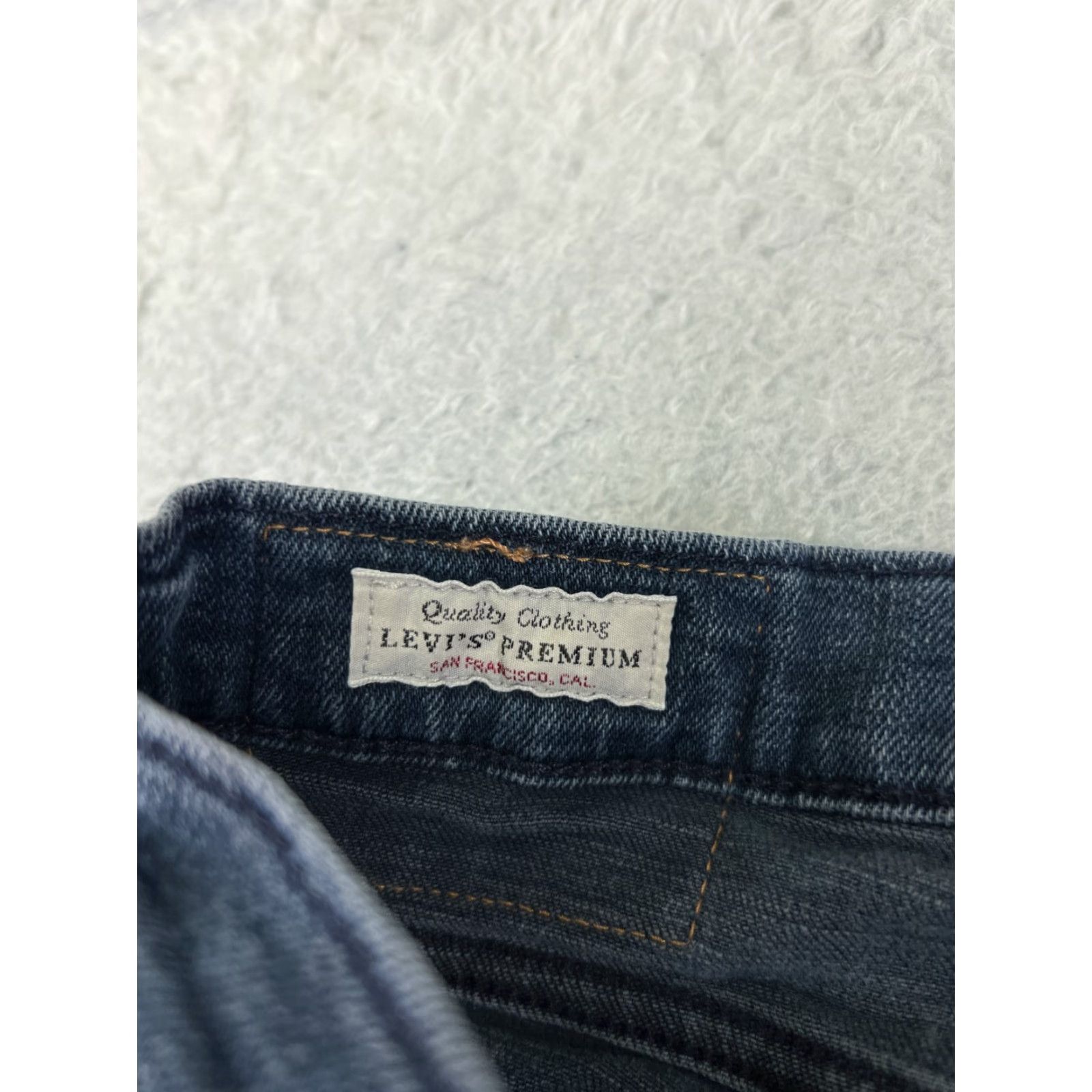 Levi's Levis Jeans Mens 30x32 Blue Denim Straight 502 Slim 5-Pocket Cotton Blend Mid Rise Vintage No N/A Size US 30 / EU 46 - 6 Thumbnail