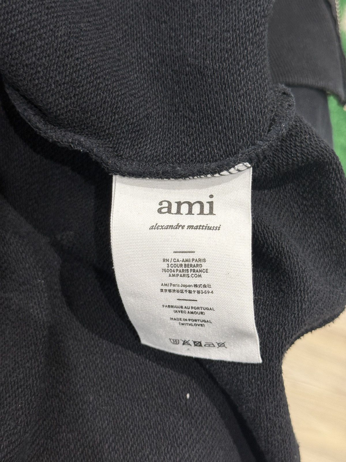 AMI Ami Paris Logo Detailed Zip-Up Hoodie Black Size US M / EU 48-50 / 2 - 8 Thumbnail