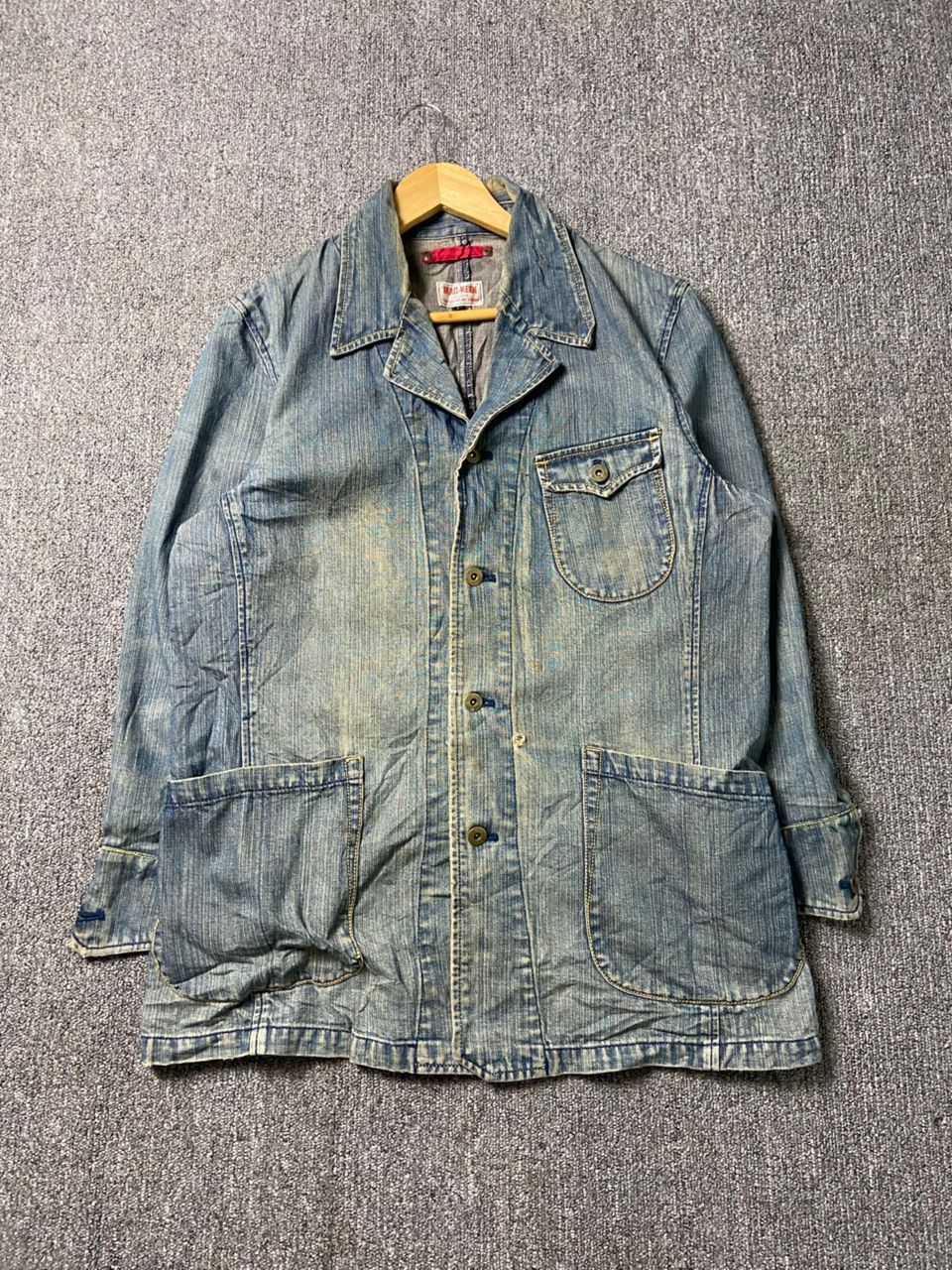 Japanese Brand Mac Keen Original Obedient Denim Jacket (186) Size US L / EU 52-54 / 3 - 1 Thumbnail