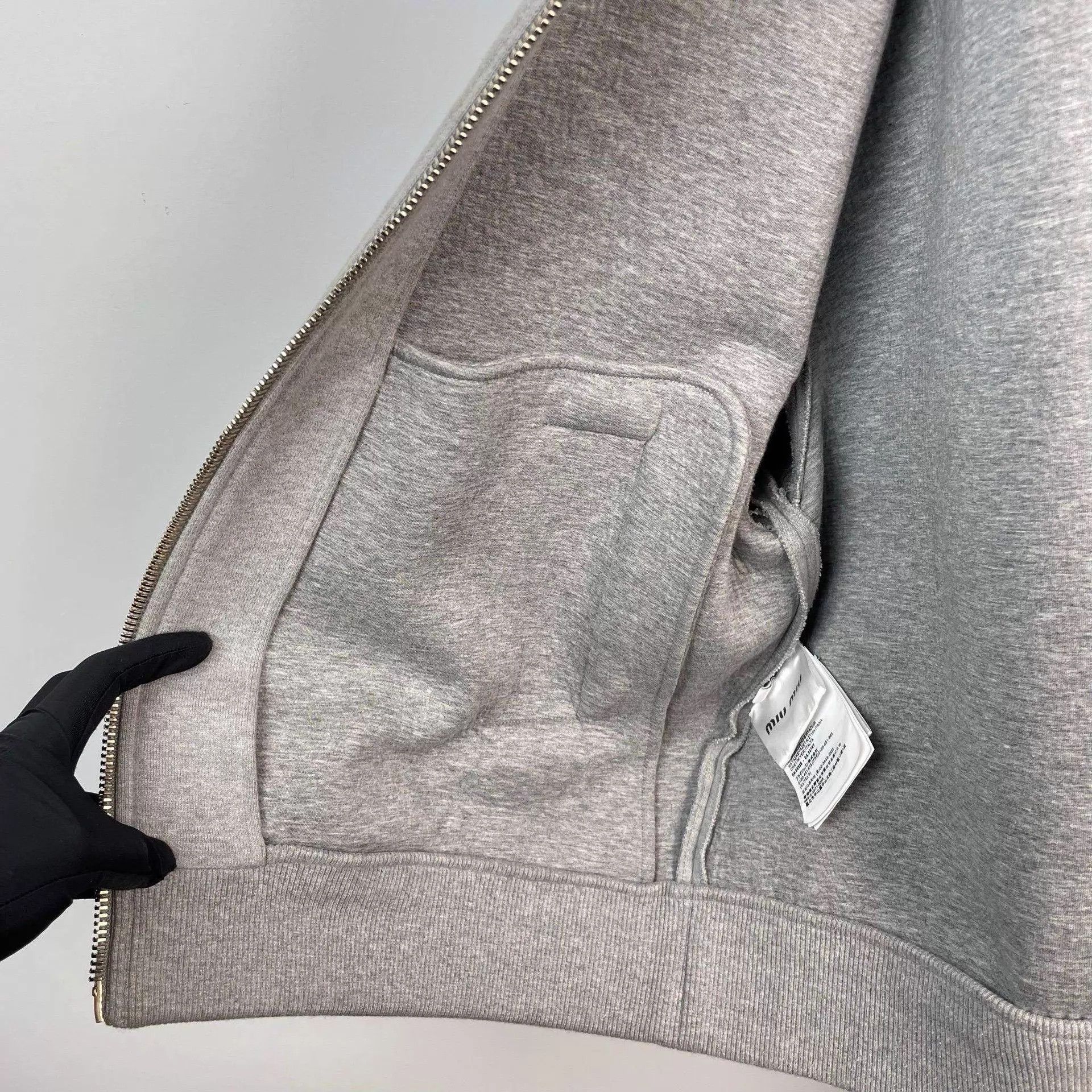 Miu Miu MIU MIU women's gray jacket 38 Size XS / US 0-2 / IT 36-38 - 8 Thumbnail