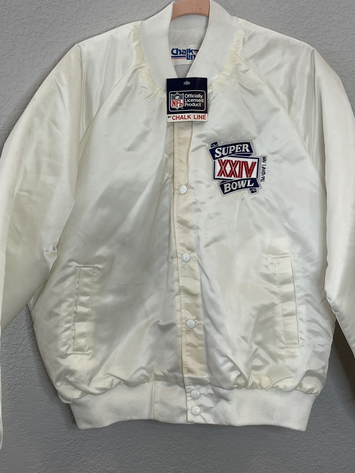 Chalk Line Vintage Chalk Line NFL Super-bowl XXIV 1989 Jacket NWT Size US M / EU 48-50 / 2 - 2 Thumbnail
