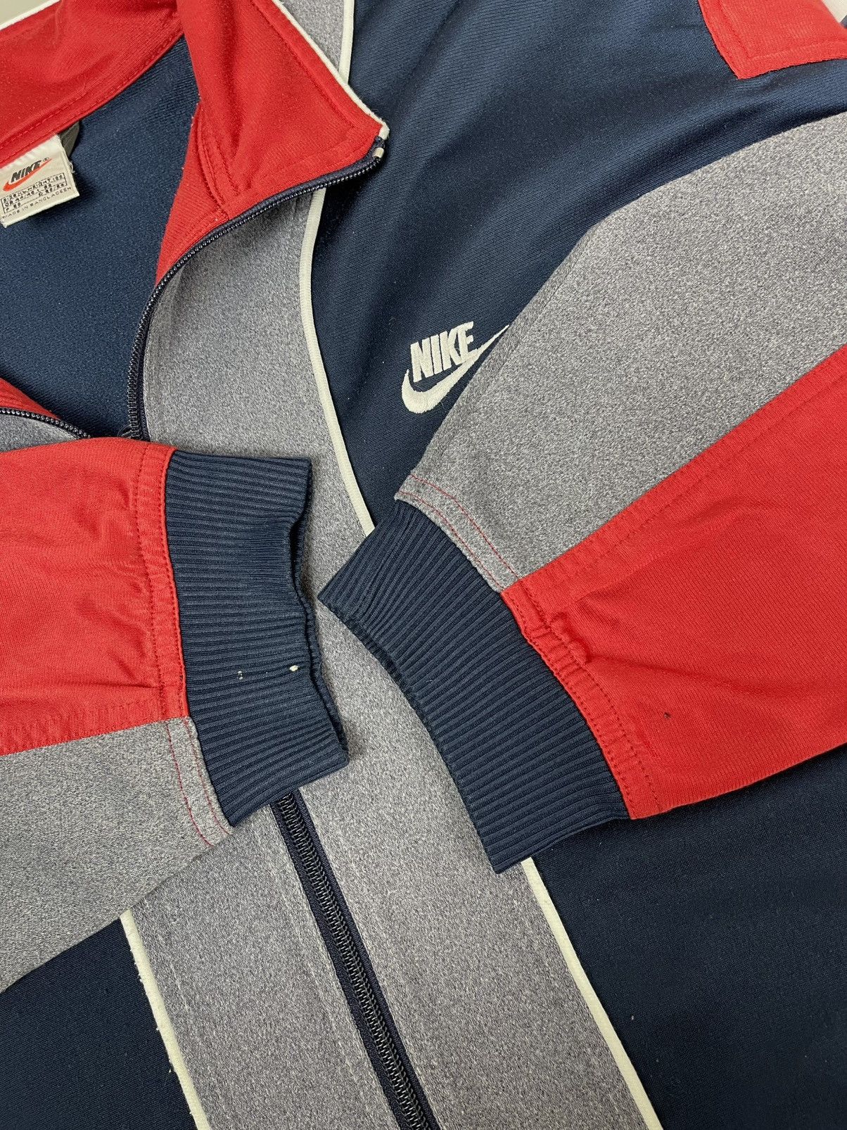 Nike × Vintage Vintage Y2k Nike Track Top Jacket Streetwear Size US XL / EU 56 / 4 - 4 Thumbnail