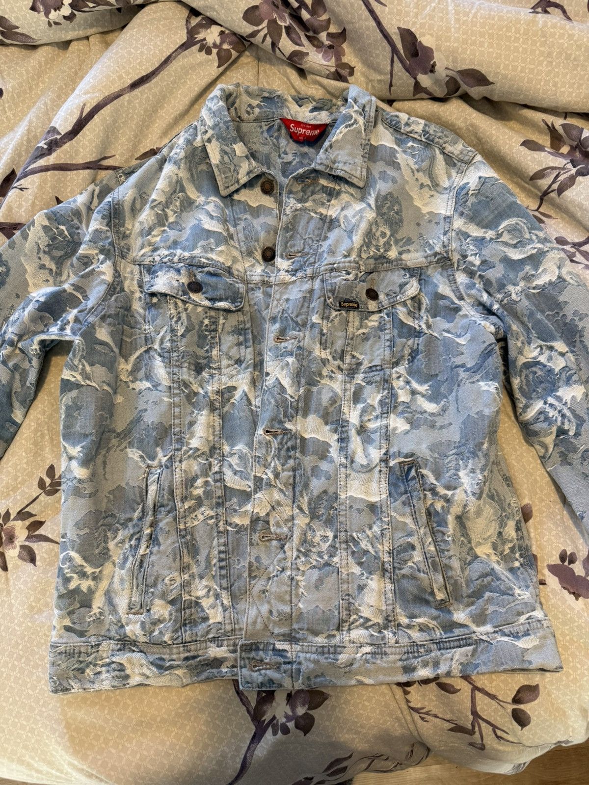 Supreme cherub denim jacket blue indigo