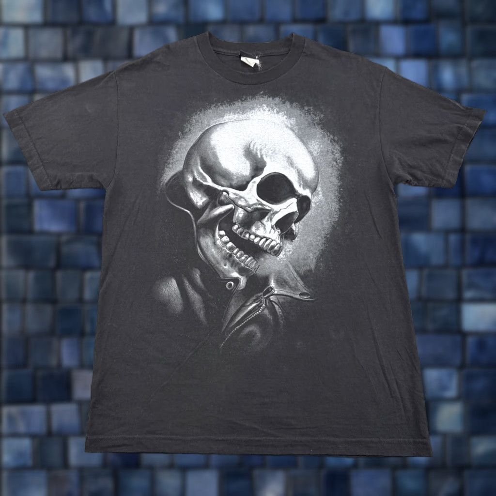 Vintage Vintage Mad Engine Ghost Rider Movie T-Shirt Men's Size L 00's Y2K EUC Big Print Size US L / EU 52-54 / 3 - 1 Thumbnail