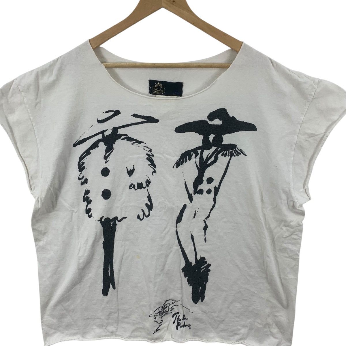 Vintage Vintage THEATRE PRODUCTS SHIBUYA Fashion Art Tee Shirt Top Size XXL / US 16-18 / IT 52-54 - 5 Thumbnail