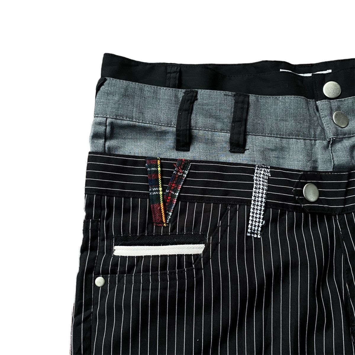Hysteric Glamour × PPFM × Vintage Vintage Suggestion Double Waist Stripe Punk Trousers Pants Size US 31 - 5 Thumbnail