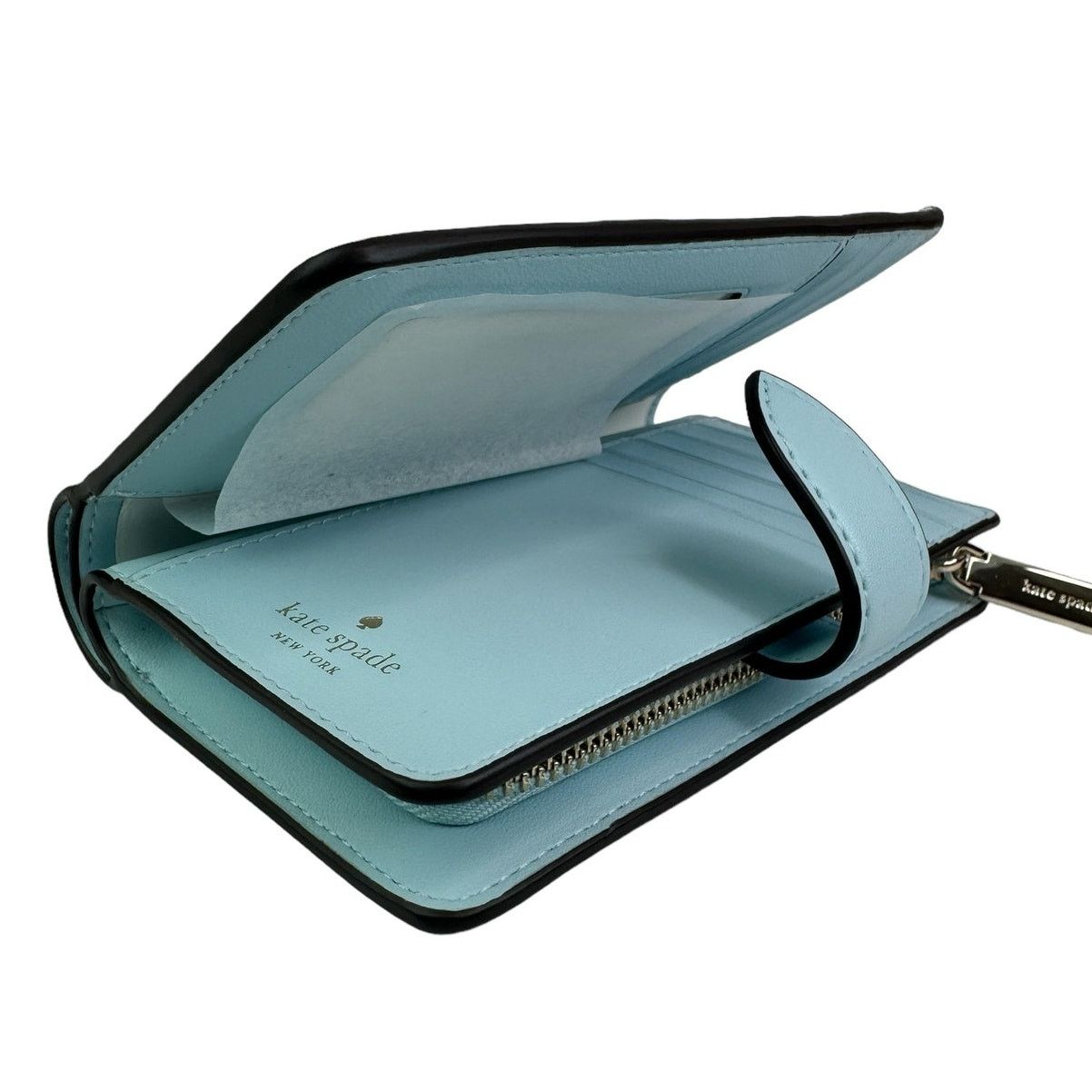 Kate Spade Kate Spade Signature Blue Glow Flower Bifold Compact Wallet Size ONE SIZE - 3 Thumbnail