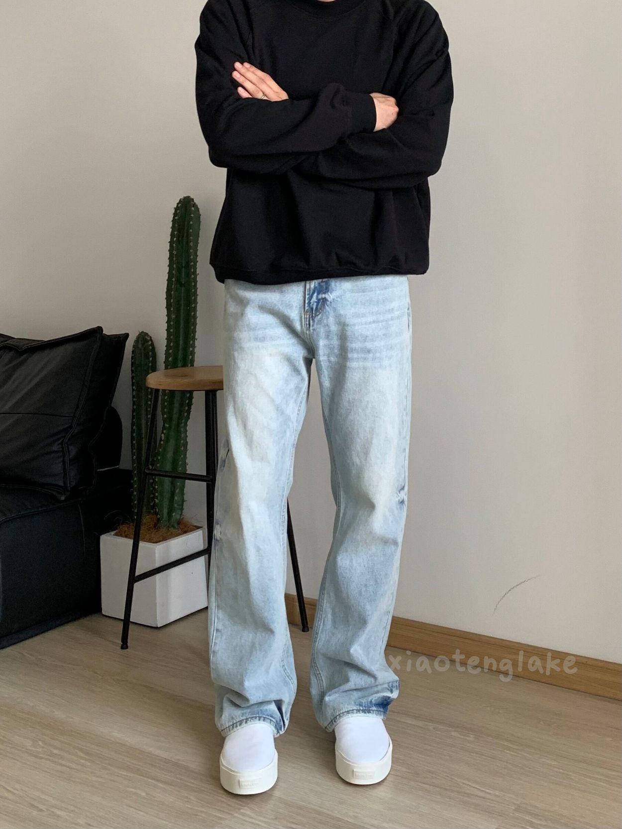 Jean × Vintage washed faded cleanfit yuppie y2k bootcut jeans Size US 30 / EU 46 - 7 Thumbnail