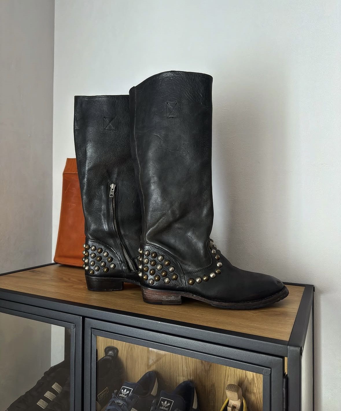 ASH Ash archive leather studded riding boots Size US 8 / IT 38 - 3 Thumbnail