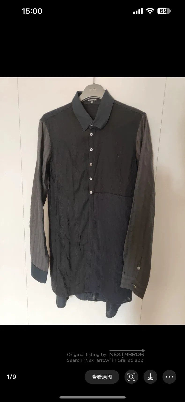 Ann Demeulemeester Ann Demeulemeester Size xs patchwork shirt Size XS / US 0-2 / IT 36-38 - 3 Thumbnail