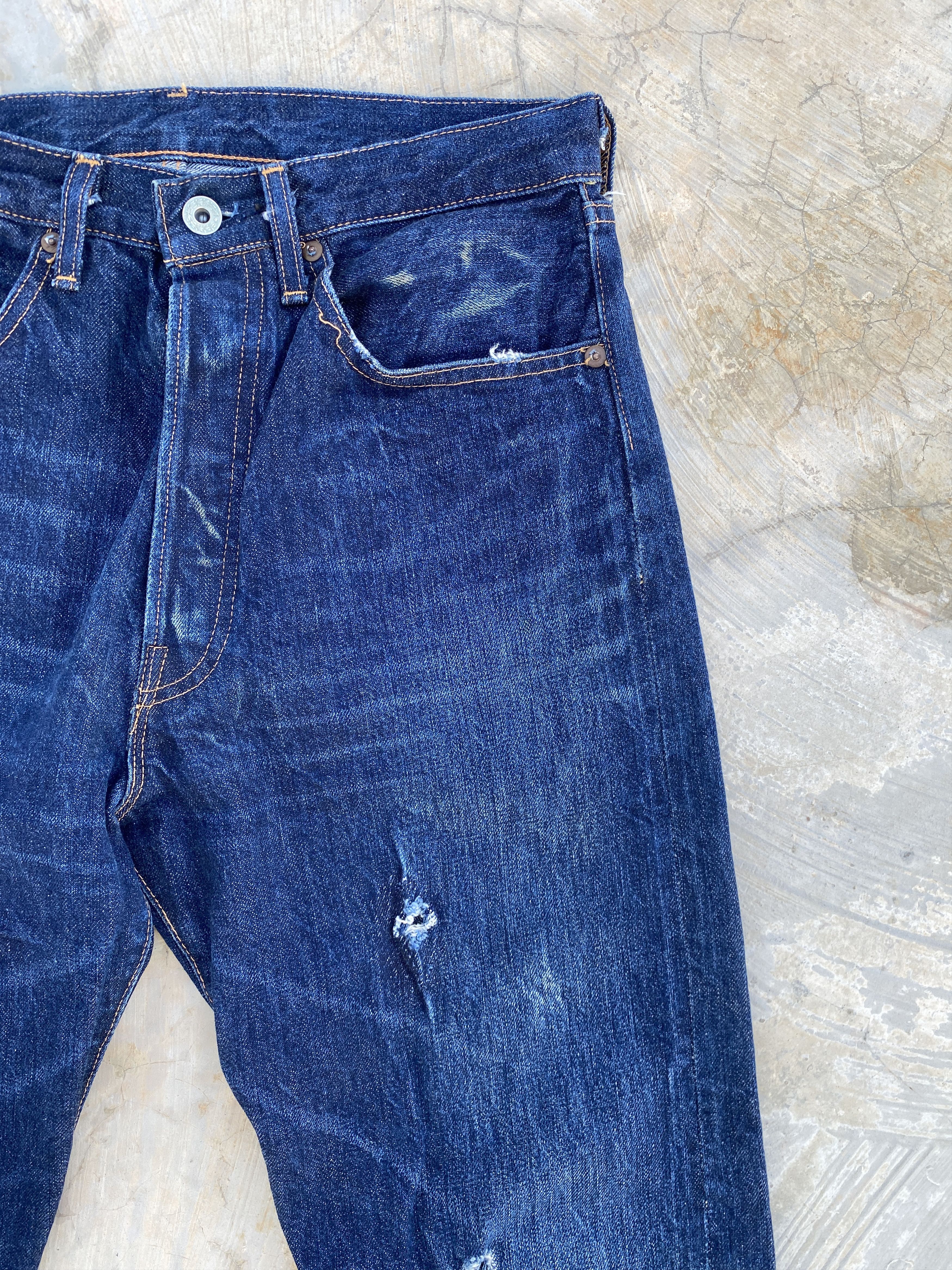 Reworked Levis LVC 44501 S501XX WW2 Selvedge Denim
