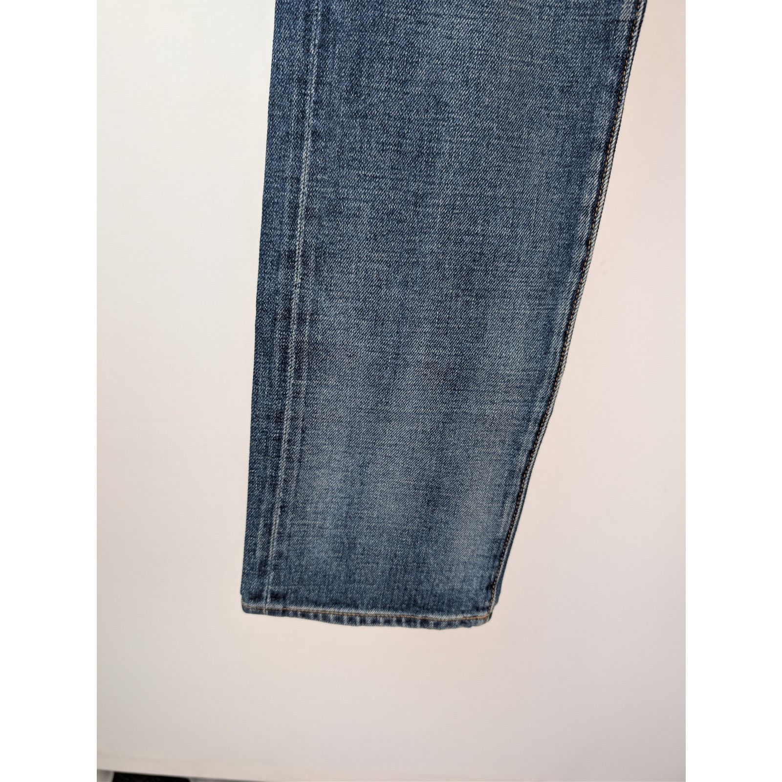 Tom Ford o1rshd1 Slim Fit Denim Jeans in Washed Dark Indigo Size US 32 / EU 48 - 9 Thumbnail