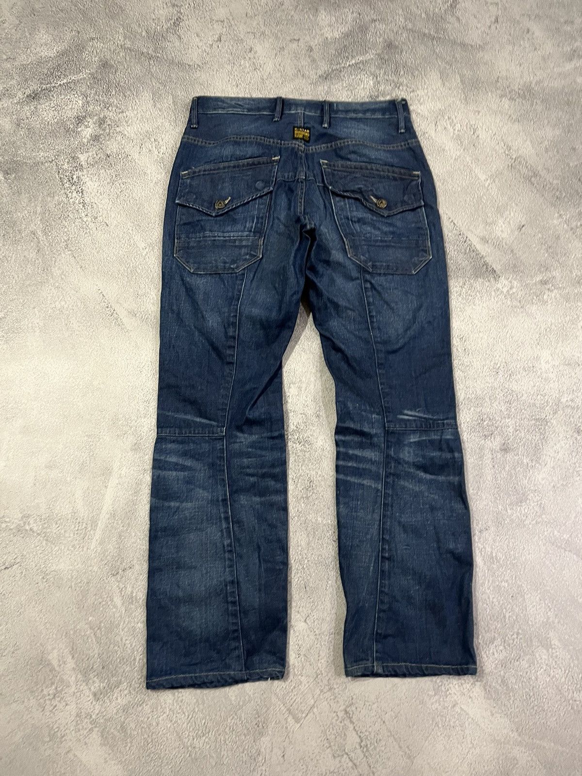G-Star Vintage Y2k G Star Raw Avant Garde Pocket Denim Jeans 00’s Size US 33 - 10 Thumbnail