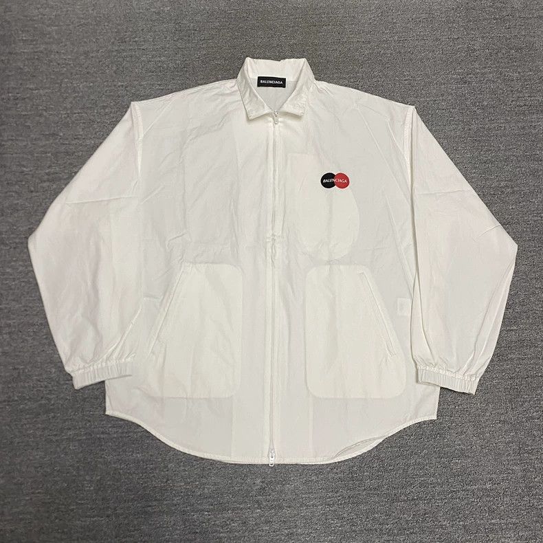 Balenciaga Balenciaga Mastercard Logo Windbreaker Size US S / EU 44-46 / 1 - 1 Thumbnail