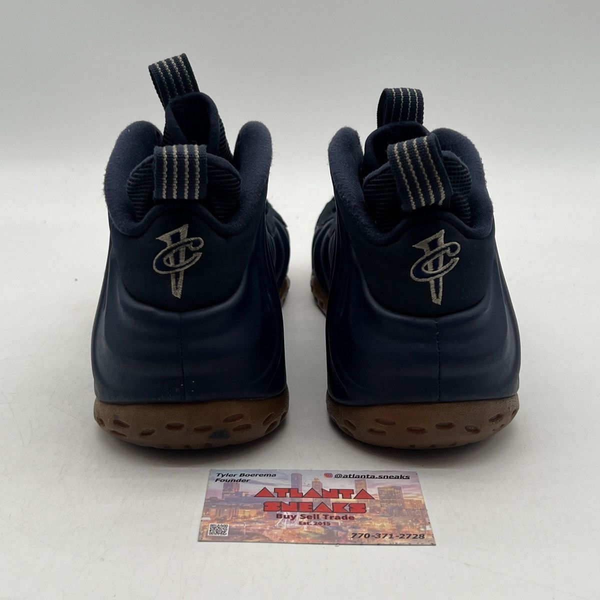 Nike Air Foamposite one midnight navy Size US 8 / EU 41 - 3 Thumbnail