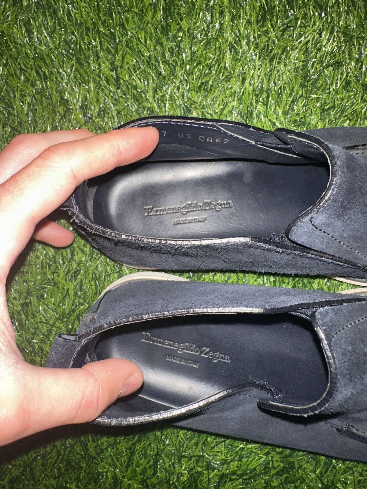Ermenegildo Zegna Ermenegildo zegna loafer high top suede shoes size 7 Size US 7 / EU 40 - 7 Thumbnail
